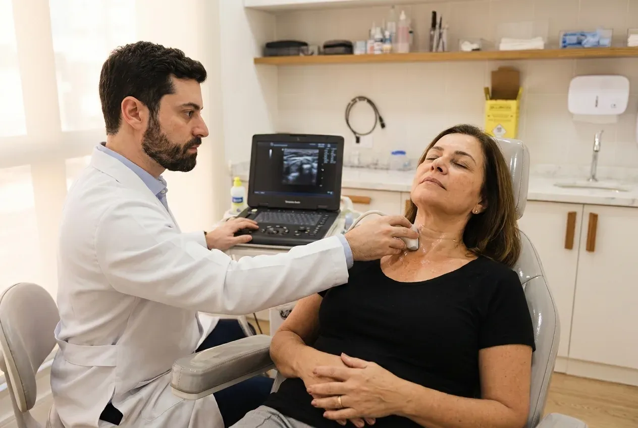 Ultrassom com doppler realizado no consultório